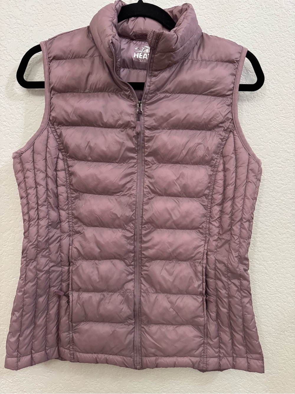32 degrees heat Lightweight Quilted Vest in Dusty Mauve size Small